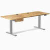 Desky Dual Hardwood Standing Desk With Drawer image 209