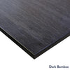Dark bamboo corner desktop finish - Desky