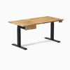 Desky Dual Hardwood Standing Desk With Drawer image 186