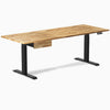 Desky Dual Hardwood Standing Desk With Drawer image 194