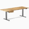 Desky Dual Hardwood Standing Desk With Drawer image 196