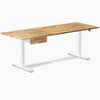 Desky Dual Hardwood Standing Desk With Drawer image 195