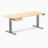 Desky Dual Hardwood Standing Desk With Drawer image 96