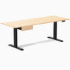 Desky Dual Hardwood Standing Desk With Drawer image 98