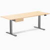 Desky Dual Hardwood Standing Desk With Drawer image 100