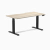 Desky Dual Scalloped Laminate Sit Stand Desk image 196