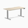 Desky Dual Scalloped Laminate Sit Stand Desk image 199