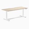 Desky Dual Scalloped Laminate Sit Stand Desk image 201