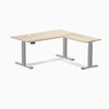 Desky L-Shape Laminate Sit Stand Desk image 143