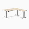 Desky L-Shape Laminate Sit Stand Desk image 135