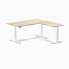Desky L-Shape Laminate Sit Stand Desk image 141
