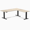 Desky L-Shape Laminate Sit Stand Desk image 144