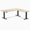 Desky L-Shape Laminate Sit Stand Desk image 136