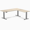 Desky L-Shape Laminate Sit Stand Desk image 138