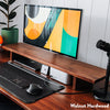 hardwood walnut desky wooden monitor stand