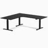 Desky L-Shape Curved Laminate Sit Stand Desk image 152