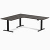Desky L-Shape Curved Laminate Sit Stand Desk image 143