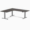 Desky L-Shape Curved Laminate Sit Stand Desk image 145