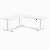 Desky L-Shape Curved Laminate Sit Stand Desk image 94