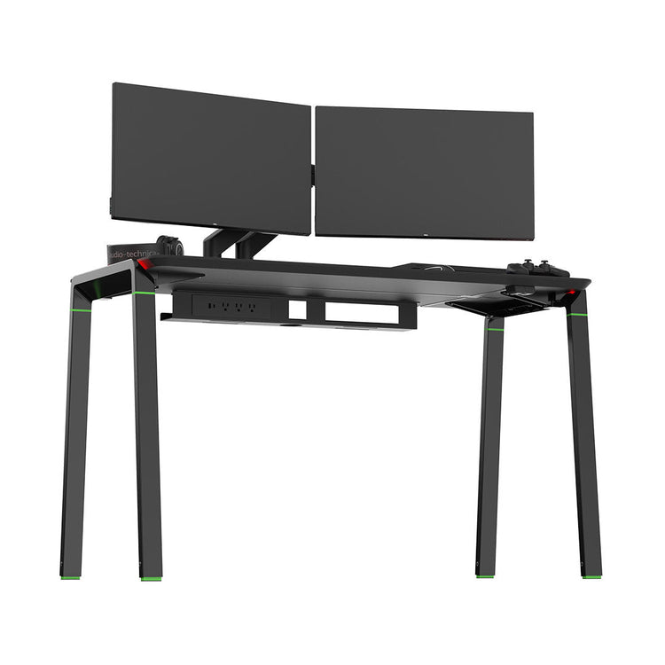 Desky RGB LED Gaming Desk gaming tray with port