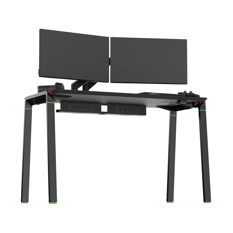 Desky RGB LED Gaming Desk gaming tray with port