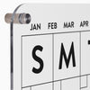Stable and fixed wall calendar aesthetic