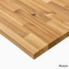 Desky Hardwood L-Shape Sit Stand Desk image 12