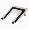 White Universal laptop mount monitor arm attachment