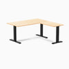 Desky Zero Hardwood L-Shape Office Desk image 67