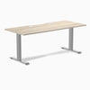 Desky Zero Scalloped Laminate Office Desk image 147