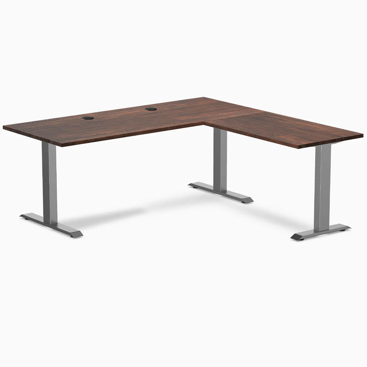 Desky Zero Softwood L-Shape Office Desk
