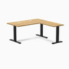 Desky Zero Rubberwood L-Shape Office Desk image 43