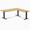 Desky Zero Rubberwood L-Shape Office Desk image 47