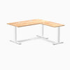 Desky Zero Rubberwood L-Shape Office Desk image 65