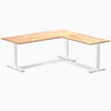Desky Zero Rubberwood L-Shape Office Desk image 69