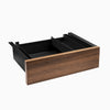 jarrah legno drawer in black frame