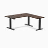 Desky Rubberwood L-Shape Sit Stand Desk image 63