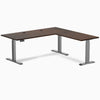 Desky Rubberwood L-Shape Sit Stand Desk image 66