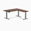 Desky Rubberwood L-Shape Sit Stand Desk image 54