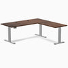 Desky Rubberwood L-Shape Sit Stand Desk image 56