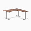 Desky Hardwood L-Shape Sit Stand Desk image 103