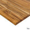 Desky Zero Teak Hardwood L-Shape Office Desktop