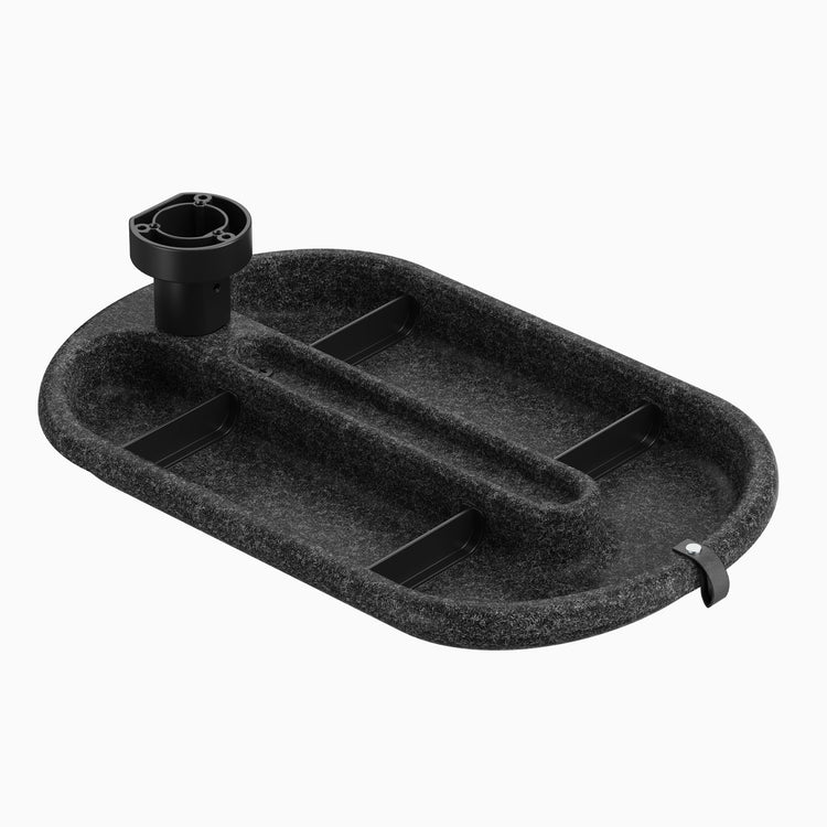 Under-Desk Felt Storage Tray with 360° Swivel-Desky® Australia
