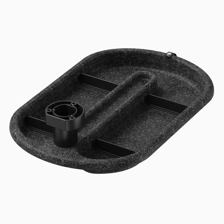 Under-Desk Felt Storage Tray with 360° Swivel-Desky® Australia