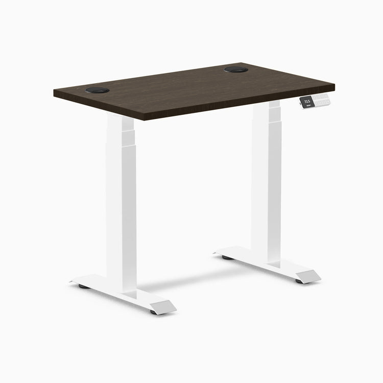 Desky Dual Mini Bamboo Sit Stand Desk