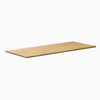Rubberwood light oak desktop - Desky