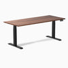 Dual hardwood walnut standing desk - Desky