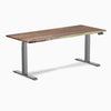 Dual motor standing desk hardwood saman - Desky