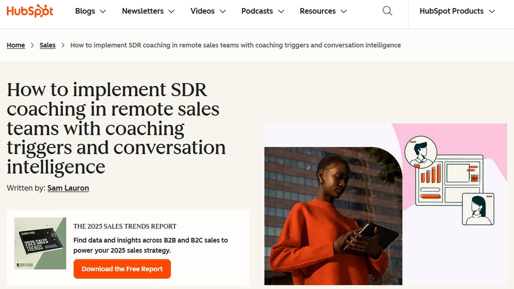 How to implement SDR coaching in remote sales teams