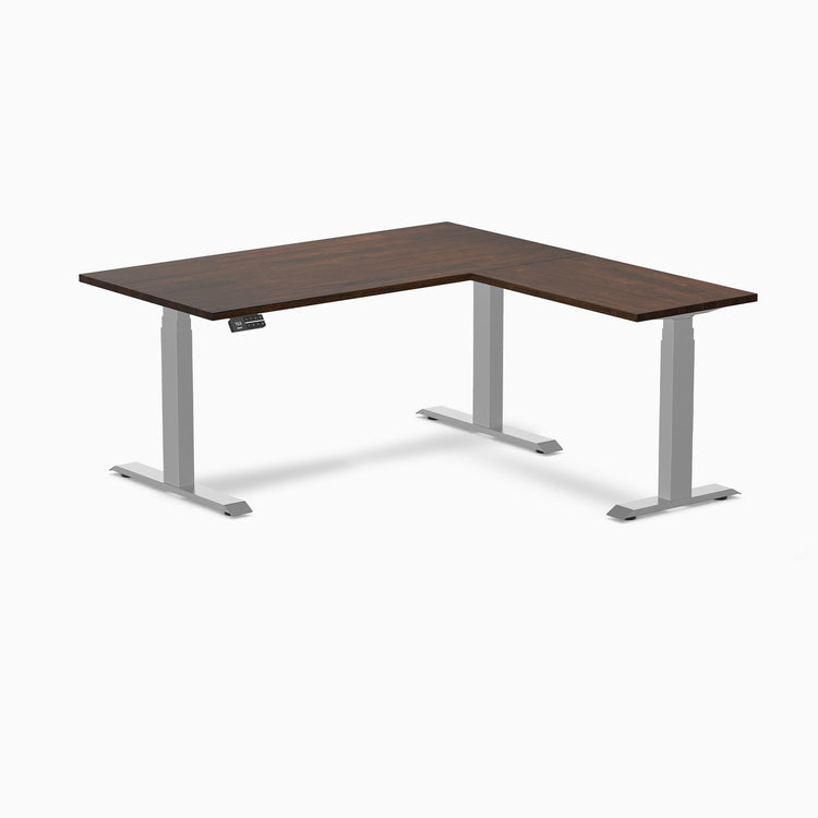 Desky Rubberwood L-Shape Sit Stand Desk-Desky®